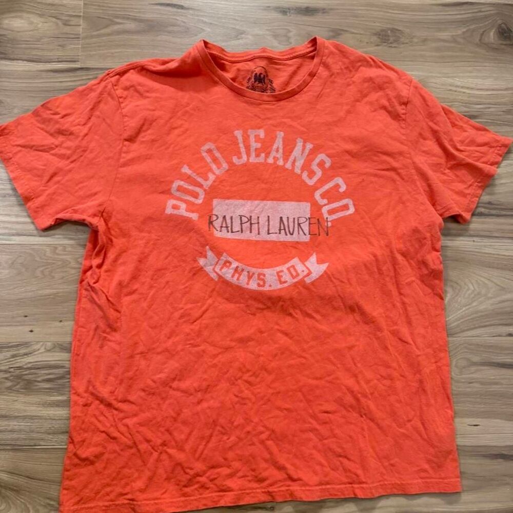 Vintage 00s Polo Ralph Lauren Y2K Style baggy graphic tee Size XL